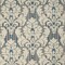 Blue Damask Stripe Woven Pattern Upholstery Fabric by The Yard - SKU: Hubert Royal